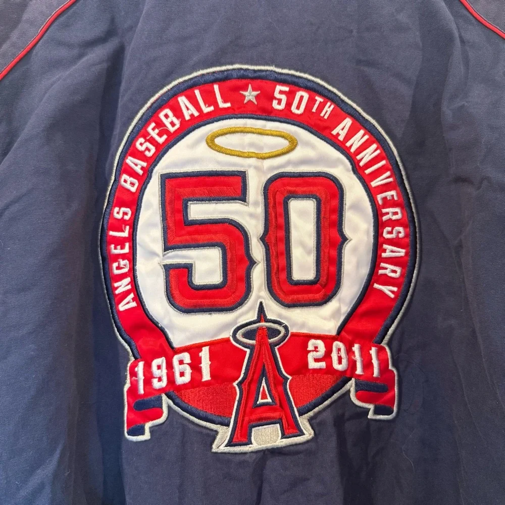 Angels MLB Jacket Large Back Logo - Picture 7 of 13